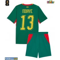 Senegal Iliman Ndiaye #13 Auswärts Trikotsatz Kinder WM 2026 Kurzarm (+ Kurze Hosen)